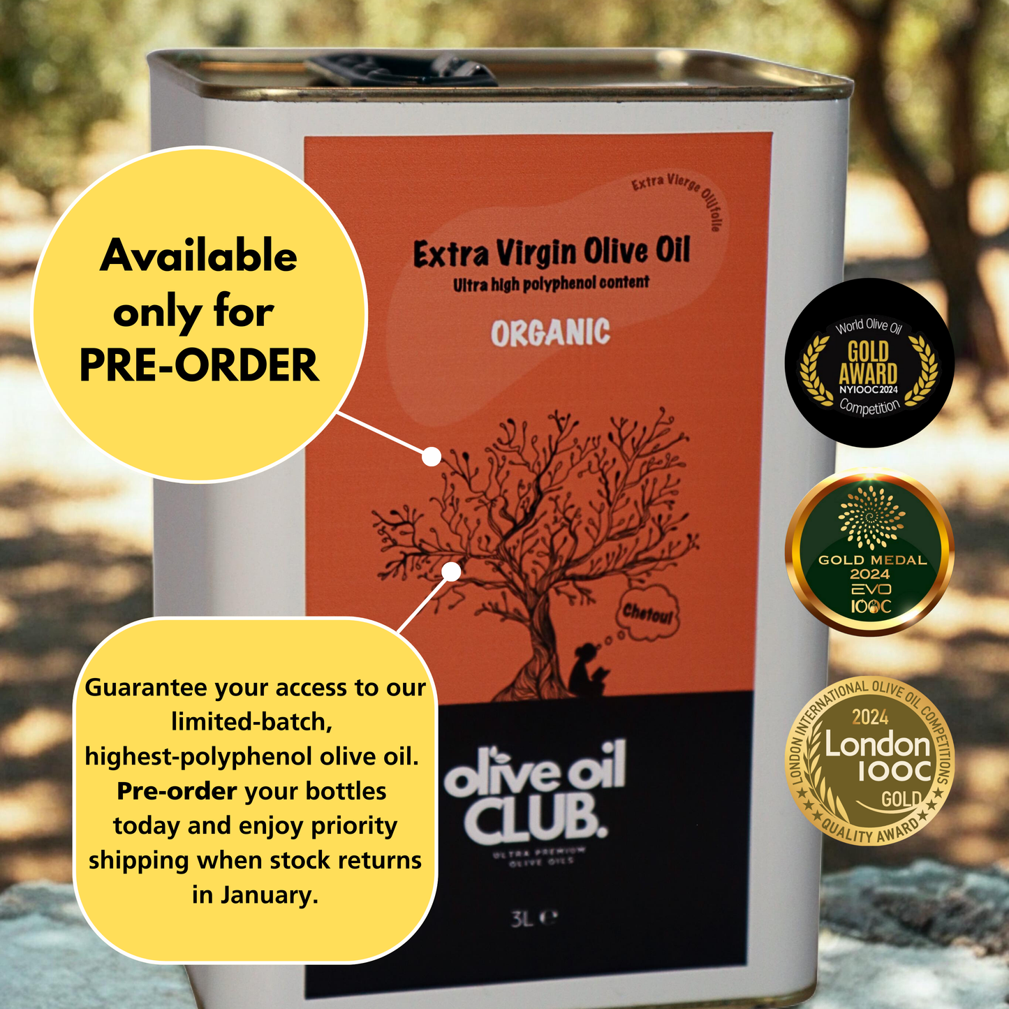 Chetoui (1573 mg/kg polyphenols - only PRE-ORDERS)